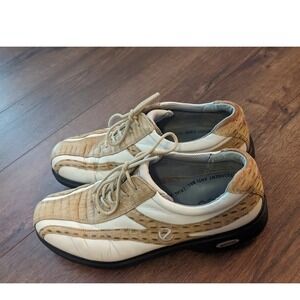 Ecco Golf Shoes‎ Leather Comfort Casual Athleisure